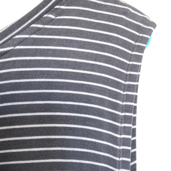 Gray and White striped tank - Picture 3 of 3
